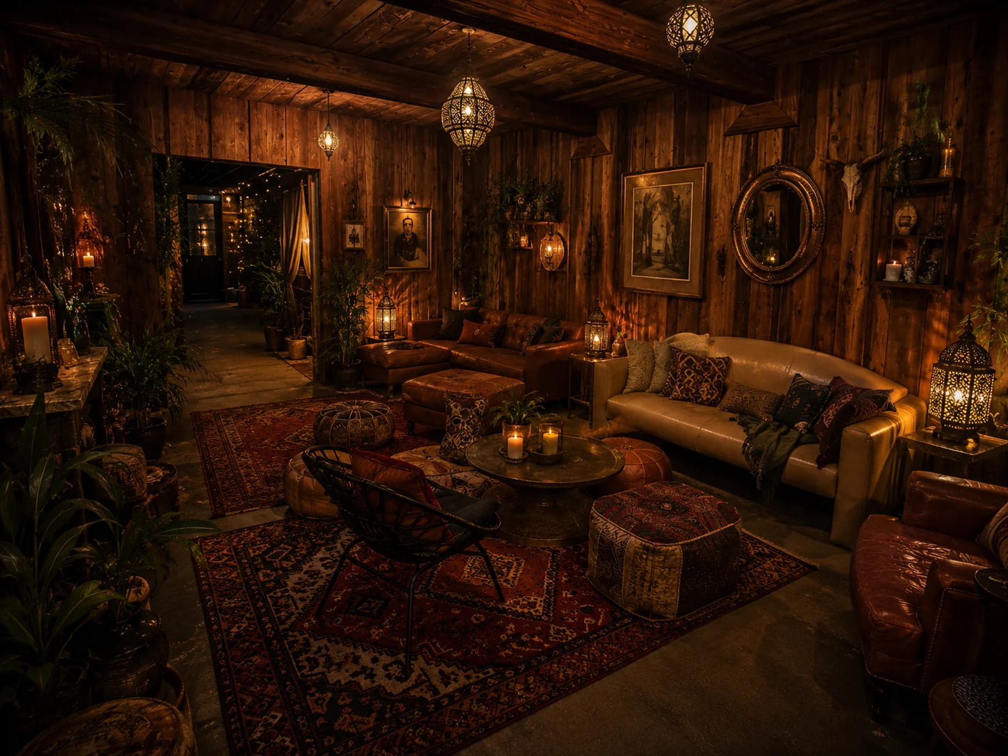 Warm lounge room at NOWHERE