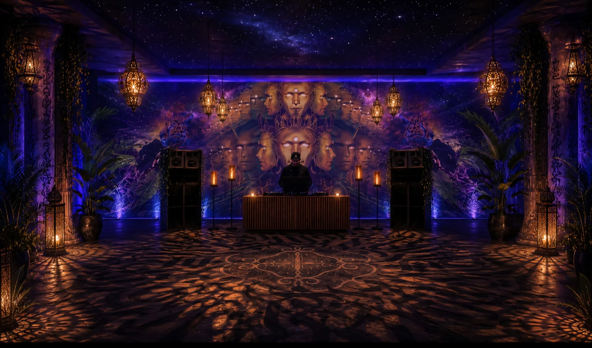 Main event hall at NOWHERE